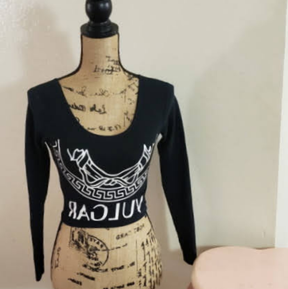 Sexy Women's Long Sleeve O-Neck Letter Print Slim